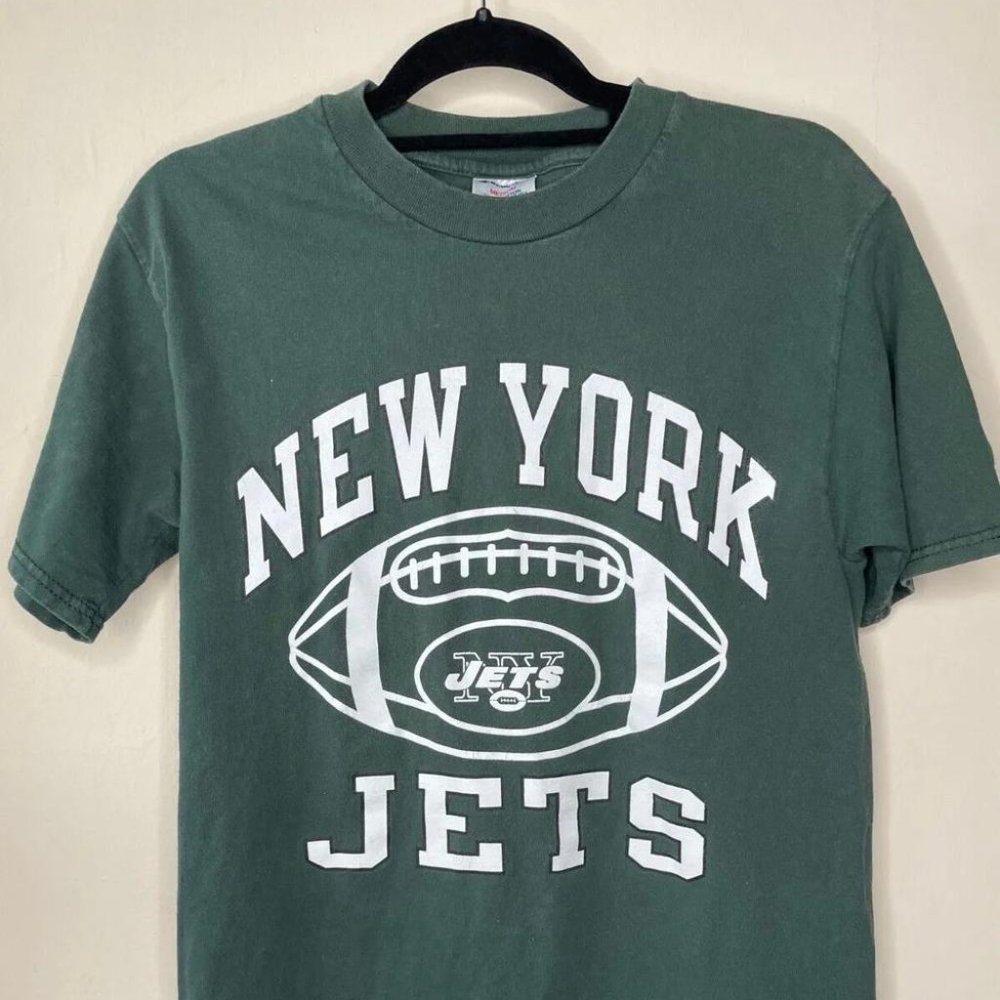 Champion Tag New York Jets NFL Crewneck T-Shirt Size M